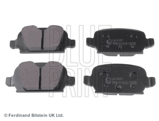 Комплект гальмівних накладок, дискове гальмо BLUE PRINT ADZ94232