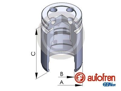 Piston, brake caliper AUTOFREN SEINSA D025241