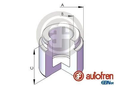 Поршень, гальмівний супорт AUTOFREN SEINSA D02537