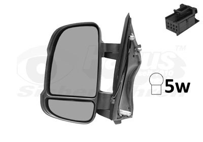 Exterior Mirror VAN WEZEL 1651801