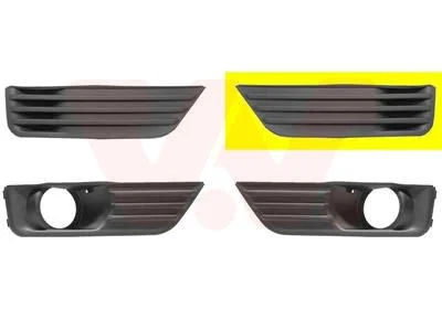 Ventilation Grille, bumper VAN WEZEL 1863591