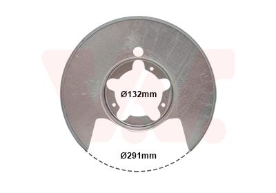 Splash Guard, brake disc VAN WEZEL 2813373