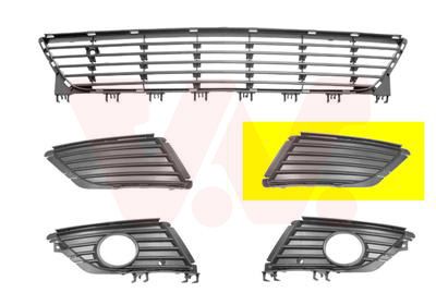 Ventilation Grilles, bumper VAN WEZEL 3779591