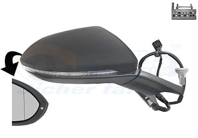 Exterior Mirror VAN WEZEL 5766806