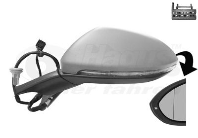 Exterior Mirror VAN WEZEL 5766807