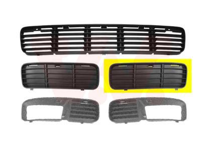 Ventilation Grilles, bumper VAN WEZEL 5826591