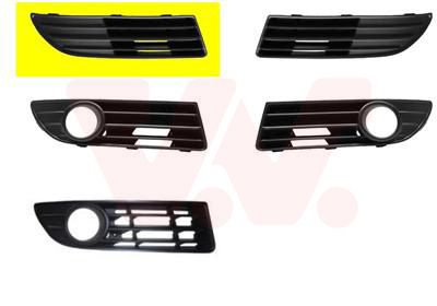 Ventilation Grilles, bumper VAN WEZEL 5828592