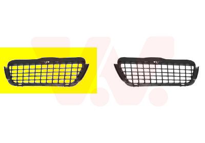 Ventilation Grilles, bumper VAN WEZEL 5880592