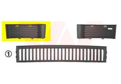 Ventilation Grilles, bumper VAN WEZEL 7625592