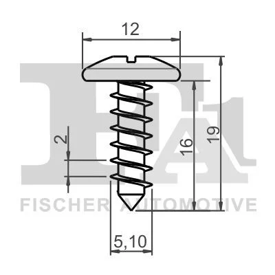 Varžtas FISCHER - SPINKI TAPICERSKIE KOLKI 11-70026.5