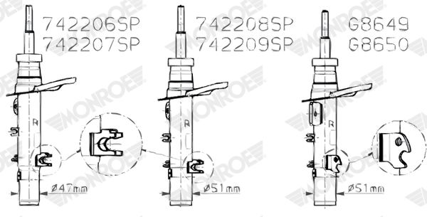 Shock Absorber MONROE 742207SP