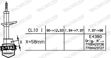 Shock Absorber MONROE G7485