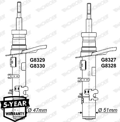 Shock Absorber MONROE G8327