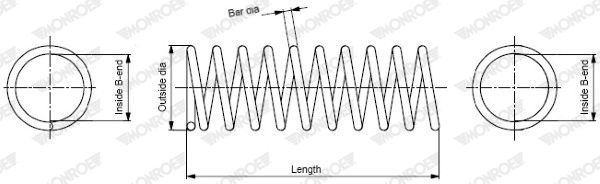 Suspension Spring MONROE SE0026