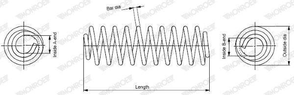 Suspension Spring MONROE SP3405