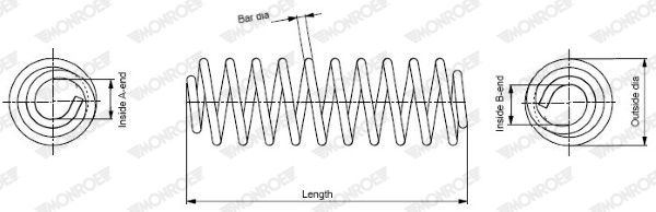 Suspension Spring MONROE SP3416