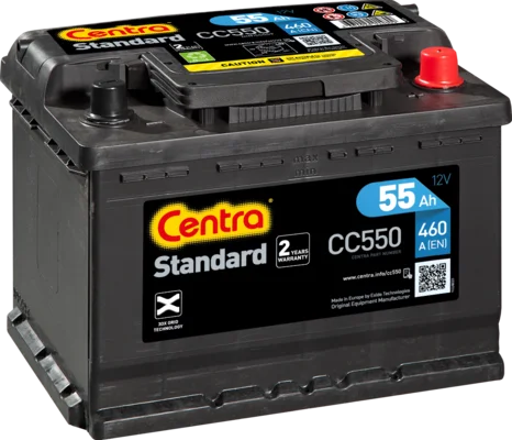 Стартерний акумулятор CENTRA CC550