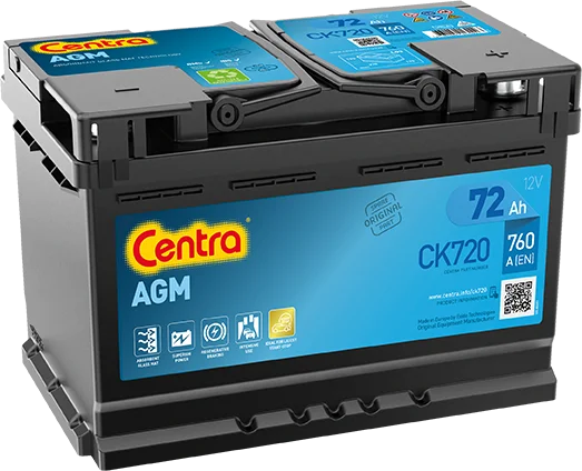 Starterio akumuliatorius CENTRA CK720
