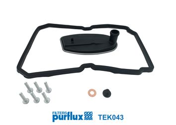 Комплект гідравлічних фільтрів, автоматична коробка передач PURFLUX TEK043