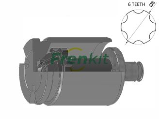 Поршень, гальмівний супорт FRENKIT K385202