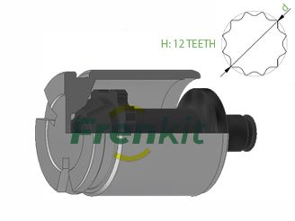 Piston, brake caliper FRENKIT K385202S