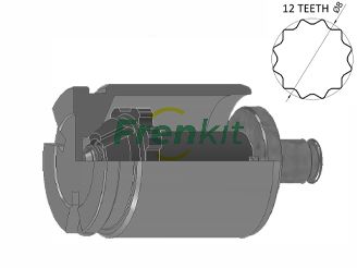 Поршень, гальмівний супорт FRENKIT K385202T