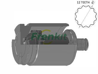 Pistão, pinça de travão FRENKIT K415201S