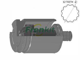 Поршень, гальмівний супорт FRENKIT K415201S