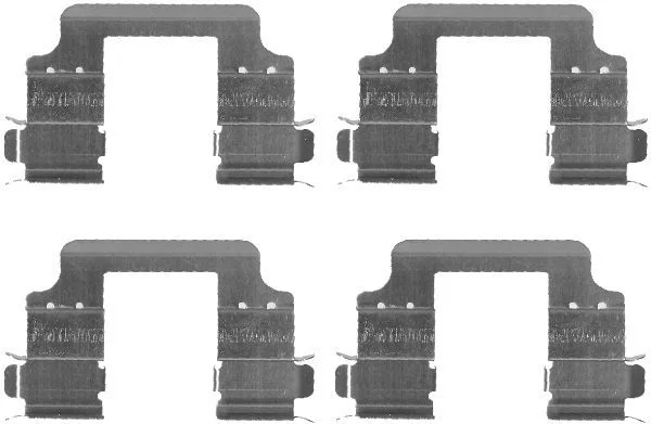 Accessory Kit, disc brake pad textar 82073600