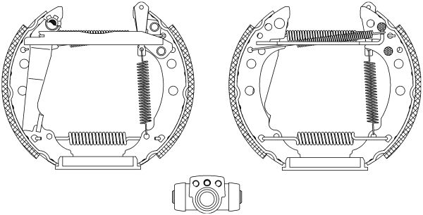 Brake Shoe Set TEXTAR 84018200