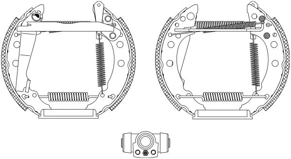 Brake Shoe Set TEXTAR 84018202