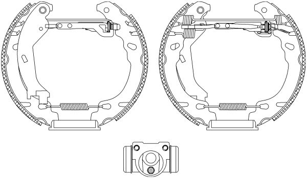 Brake Shoe Set TEXTAR 84064600