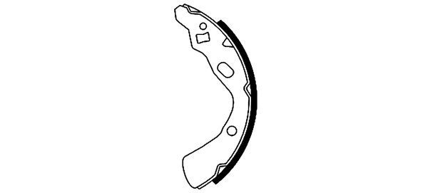 Brake Shoe Set TEXTAR 91039700