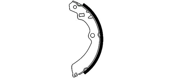 Brake Shoe Set TEXTAR 91042800