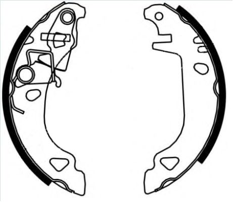 Brake Shoe Set TEXTAR 91049200