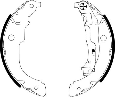 Brake Shoe Set TEXTAR 91067200