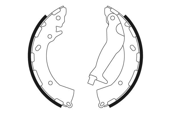 Brake Shoe Set TEXTAR 91072600