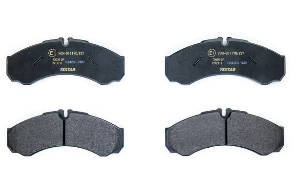 Brake Pad Set, disc brake TEXTAR 2912111