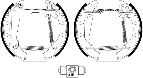 Brake Shoe Set TEXTAR 84044708