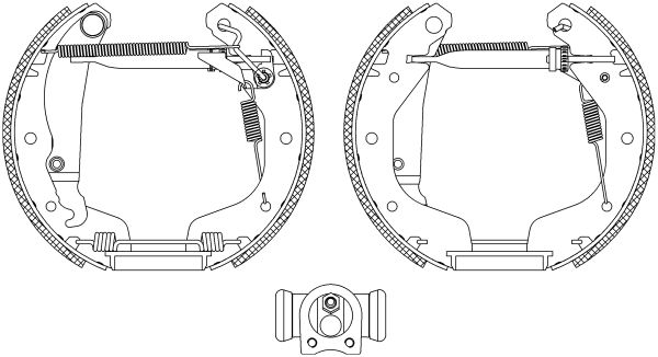 Brake Shoe Set TEXTAR 84044900