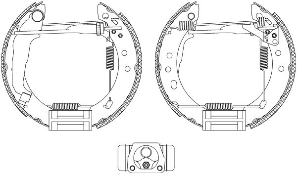 Brake Shoe Set TEXTAR 84047200