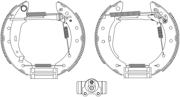 Brake Shoe Set TEXTAR 84048000