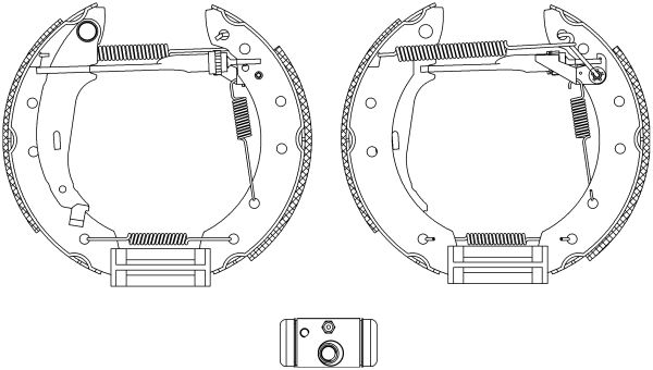 Brake Shoe Set TEXTAR 84048006