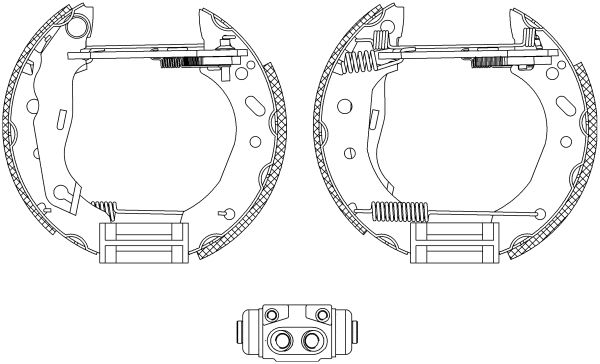 Brake Shoe Set TEXTAR 84048800