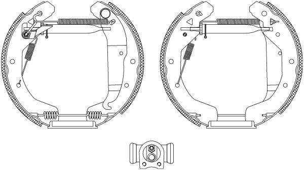 Brake Shoe Set TEXTAR 84049001