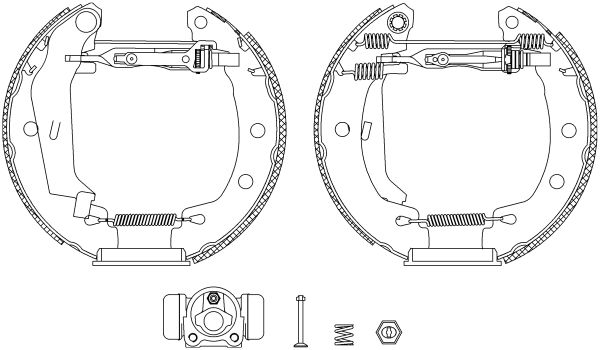 Brake Shoe Set TEXTAR 84049500