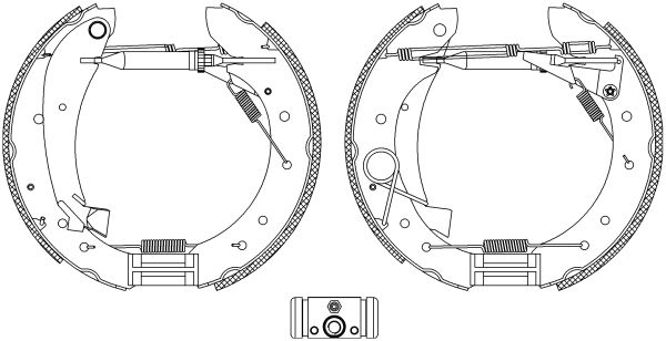 Brake Shoe Set TEXTAR 84049601