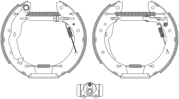 Brake Shoe Set TEXTAR 84050000