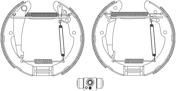 Brake Shoe Set TEXTAR 84052400