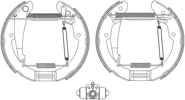 Brake Shoe Set TEXTAR 84052401